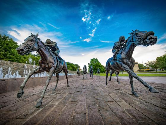 Photo of horses at Triangle Park